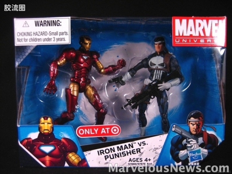 Marvel Universe可动人偶系列 Target 002 钢铁侠VS惩罚者