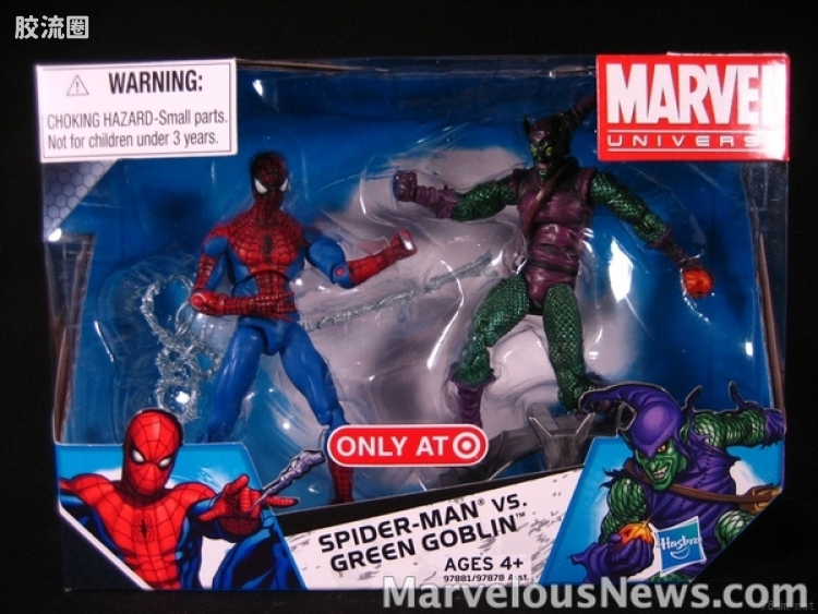 Marvel Universe可动人偶系列 Target 003 蜘蛛侠VS绿魔