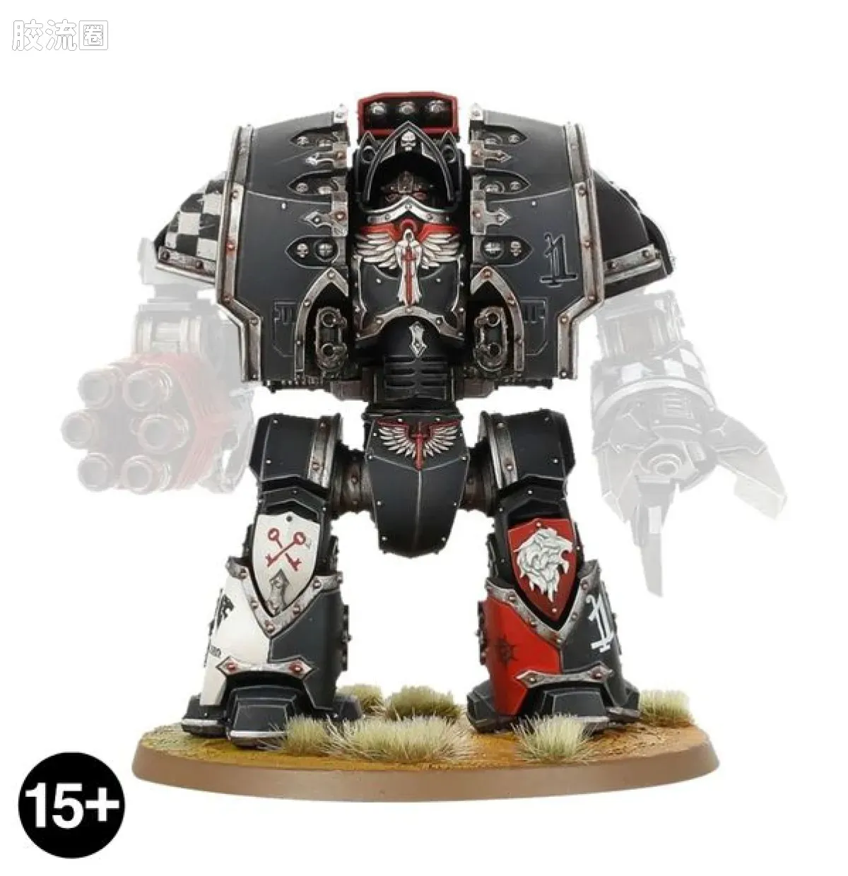 战锤：荷鲁斯之乱 Warhammer: The Horus Heresy Dark Angels 第一军团 黑暗天使 初版 利维坦攻城无畏机甲 - 图片