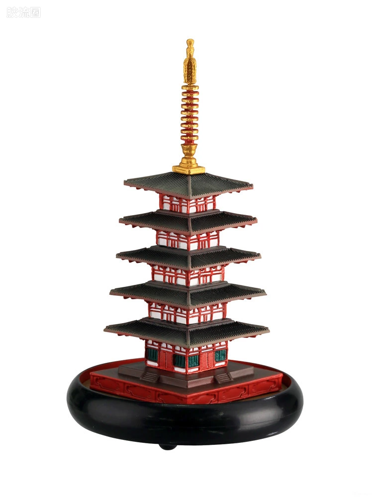 海洋堂手办系列 miniQ 004 五重塔