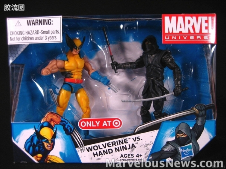 Marvel Universe可动人偶系列 Target 004 金刚狼VS忍者