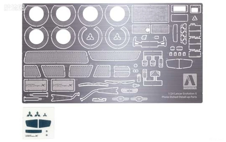 00563 三菱兰瑟Evo X通用蚀刻片及金属件
