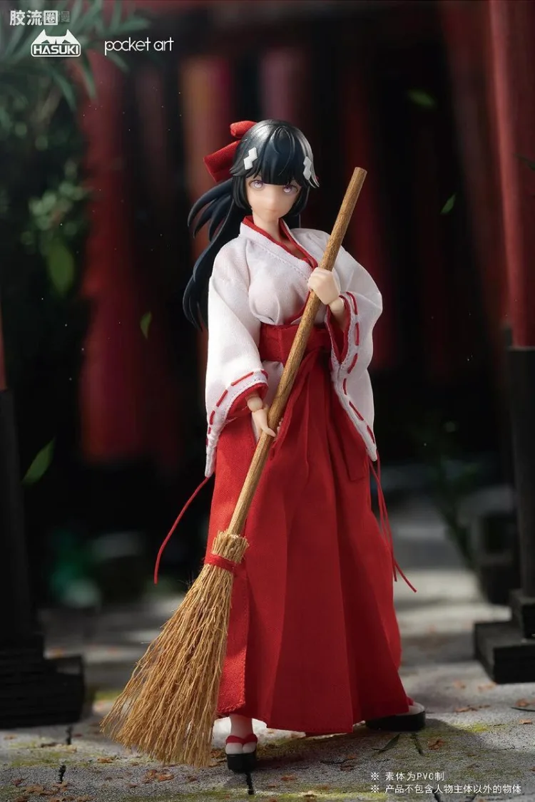 HASUKI-神猫跳动 手办与可动人形系列 Pocket Art系列 005 退魔巫女 椿
