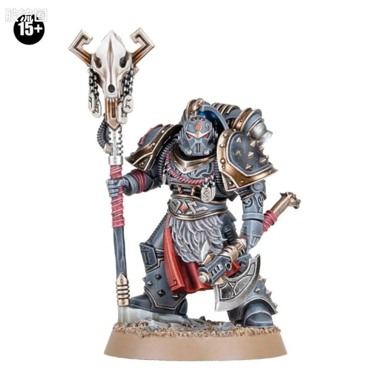 战锤：荷鲁斯之乱 Warhammer: The Horus Heresy Space Wolves 第六军团 太空野狼 2版 符文术师执行官 - 图片