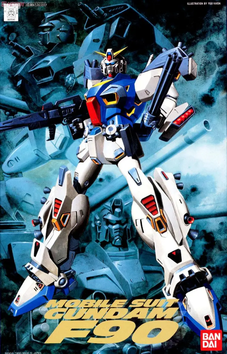 机动战士高达高达F90拼装模型 1/100 01 F90A/D/S 高达F90A/D/S
