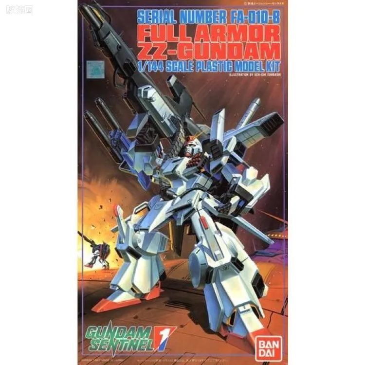 高达前哨战拼装模型 1/144 01 FA-010-A 全装甲ZZ高达