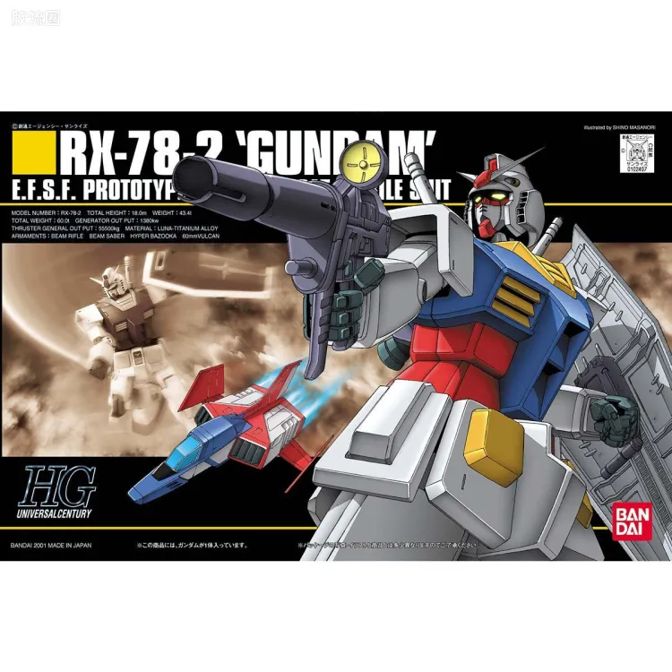 HGUC 普通版 021 RX-78-2 高达