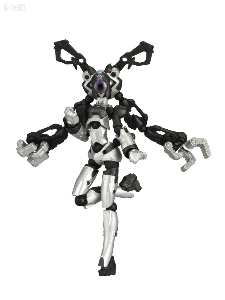 海洋堂合体改造人系列 特别版 024EX I.O INTEGRA CHROME WEAR