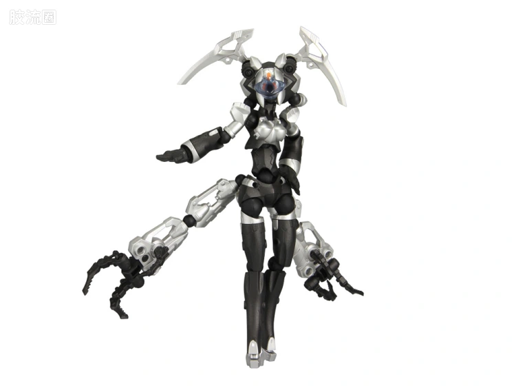 海洋堂合体改造人系列 特别版 025EX I.O INTANIYA CHROME WEAR