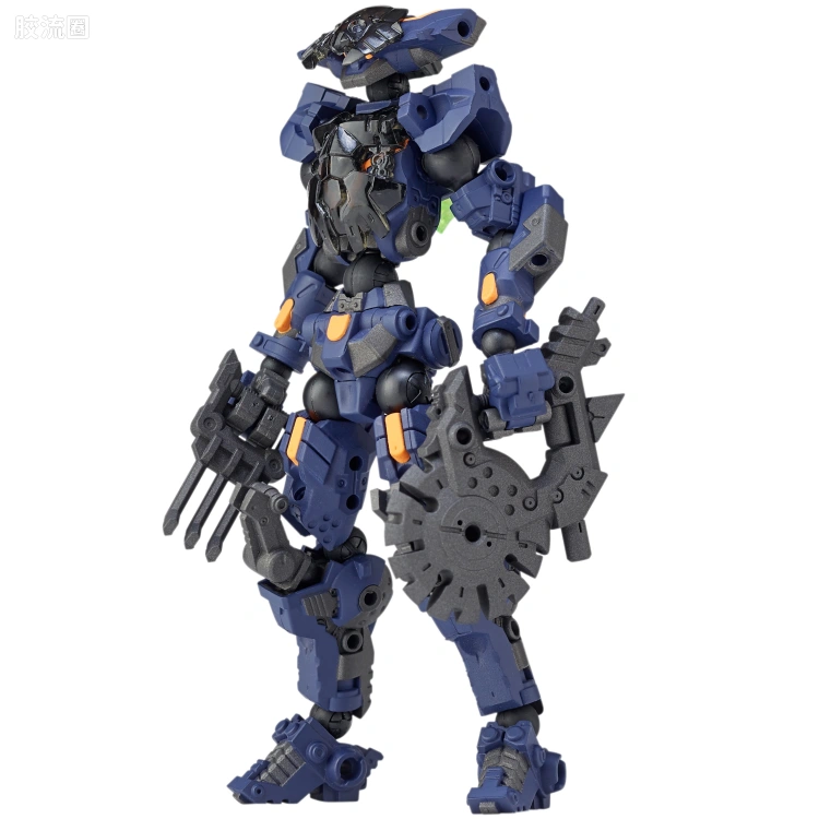 海洋堂合体改造人系列 普通版 028 Serevoid Command Blue