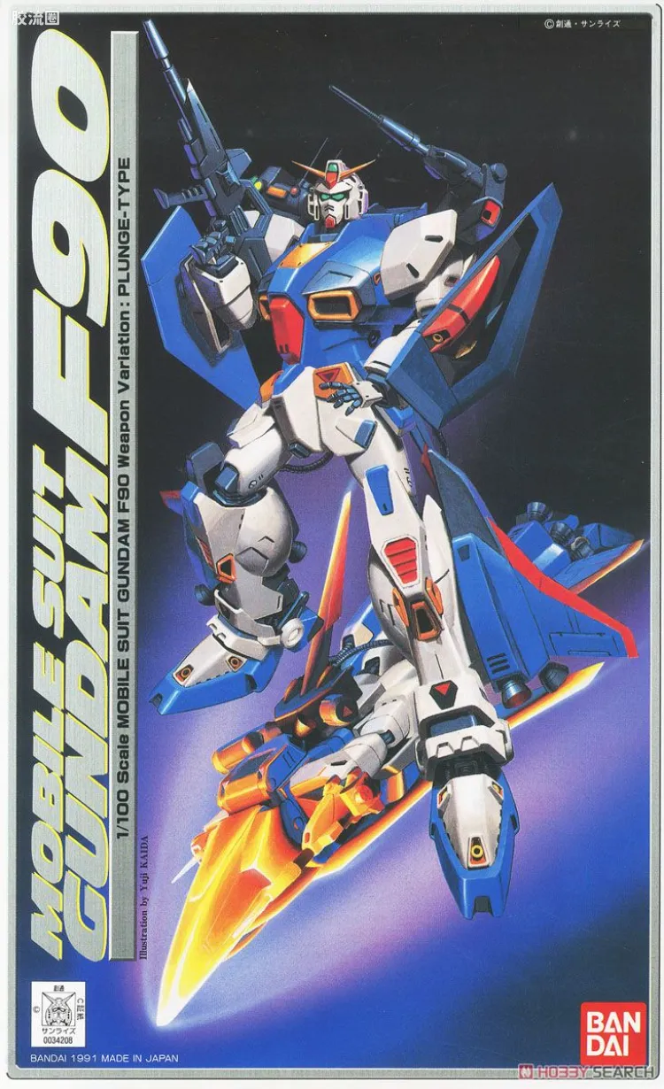 机动战士高达高达F90拼装模型 1/100 02 F90P 高达F90P