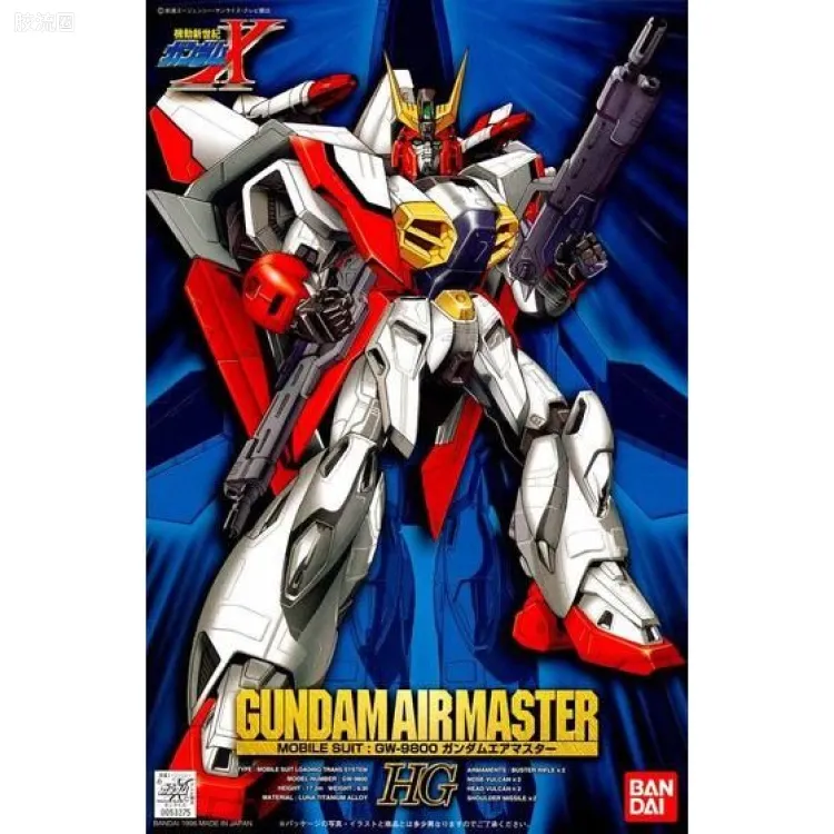 机动新世纪高达X拼装模型 HG 1/100 02 GW-9800 空中霸王高达