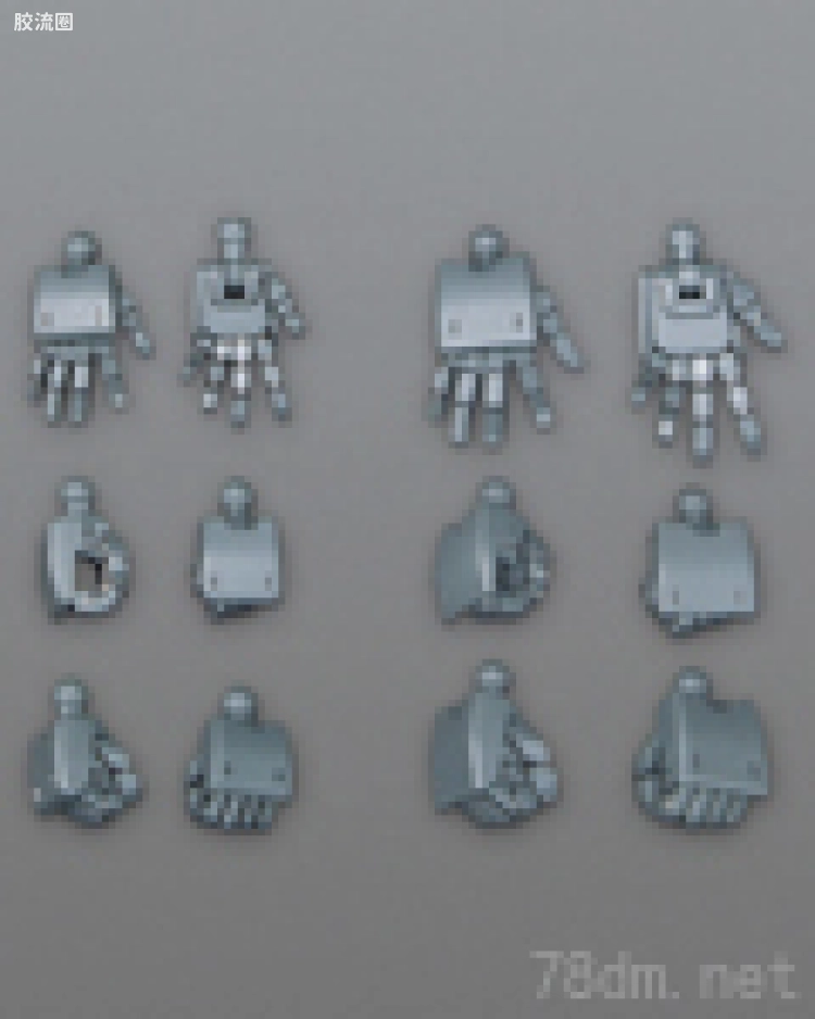 043 BUILDHANDS角SML 造型手