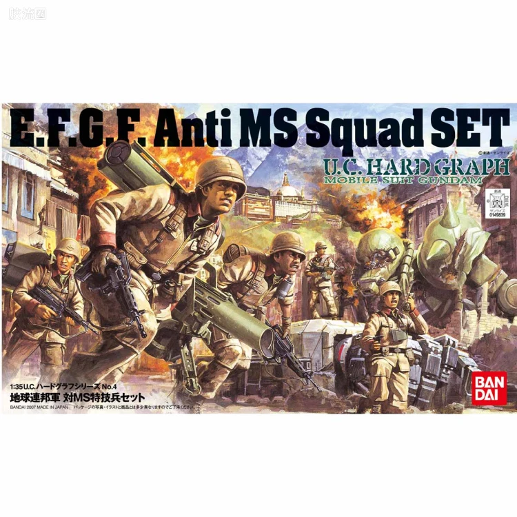 UCHG系列拼装模型 普通版 04 地球联邦军 对MS特技兵套装