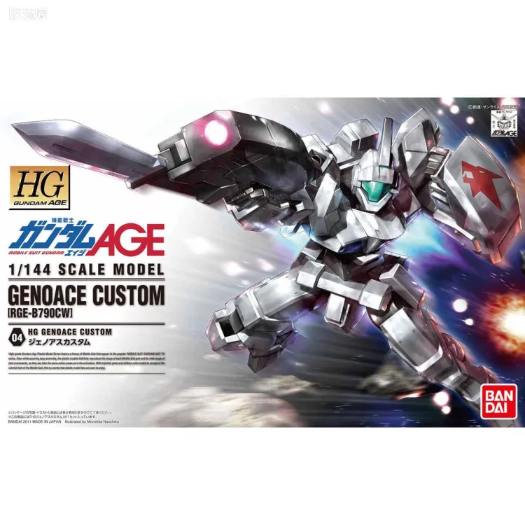 高达AGE HG AGE 普通版 04 杰诺亚斯特装型
