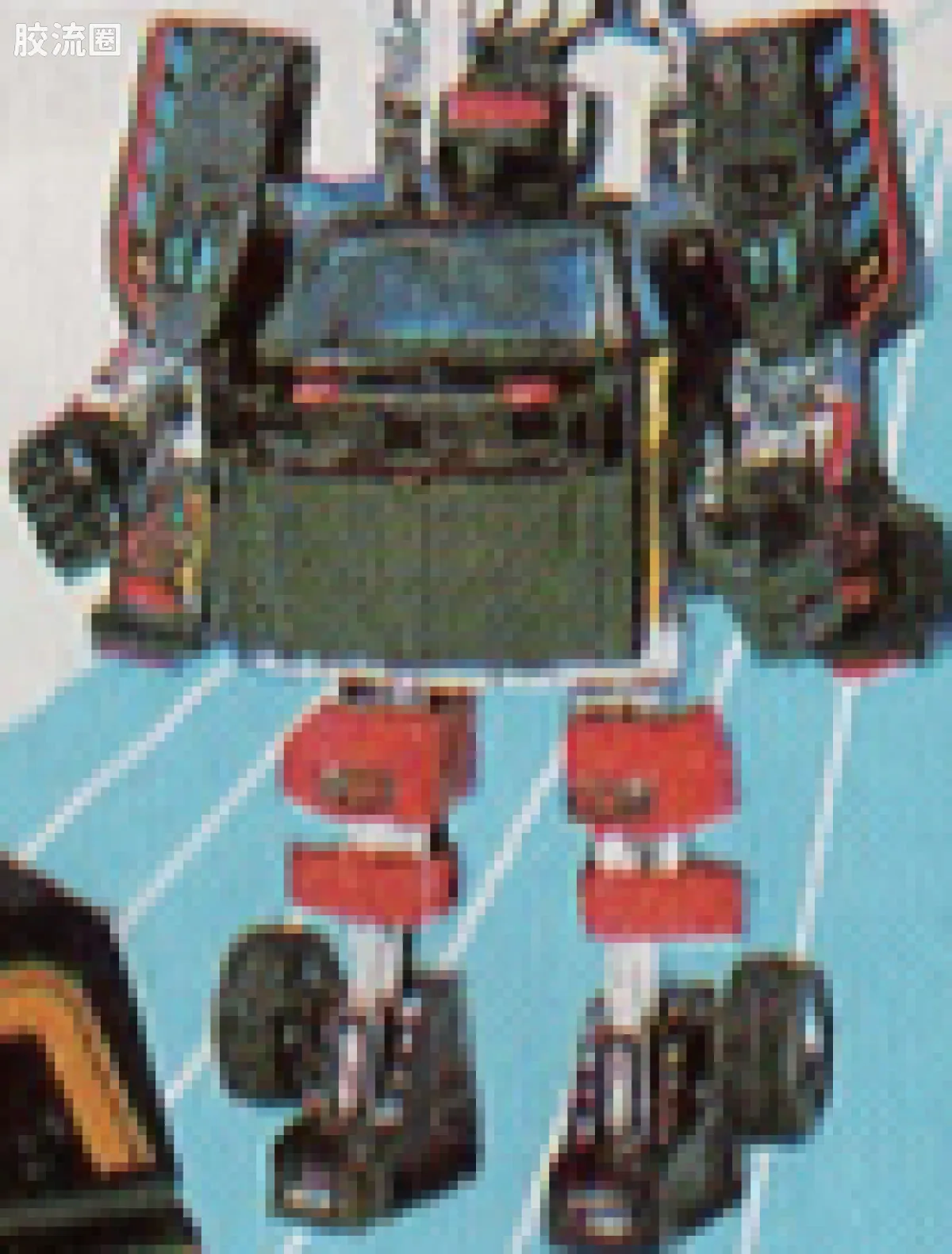 戴亚克隆（1980） 汽车机器人（Car Robots） 05 4WD 海拉克斯