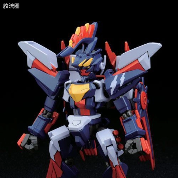 万代纸箱战机系列拼装模型 普通版  058 LBX D-Regiudia