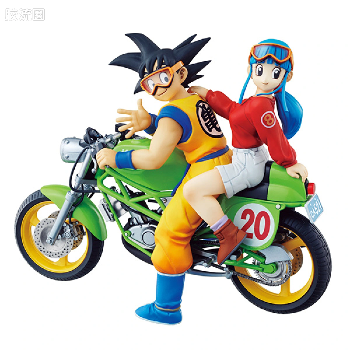 Mega House 手办系列 DESKTOP REAL McCOY 孙悟空与布尔玛 - 图片