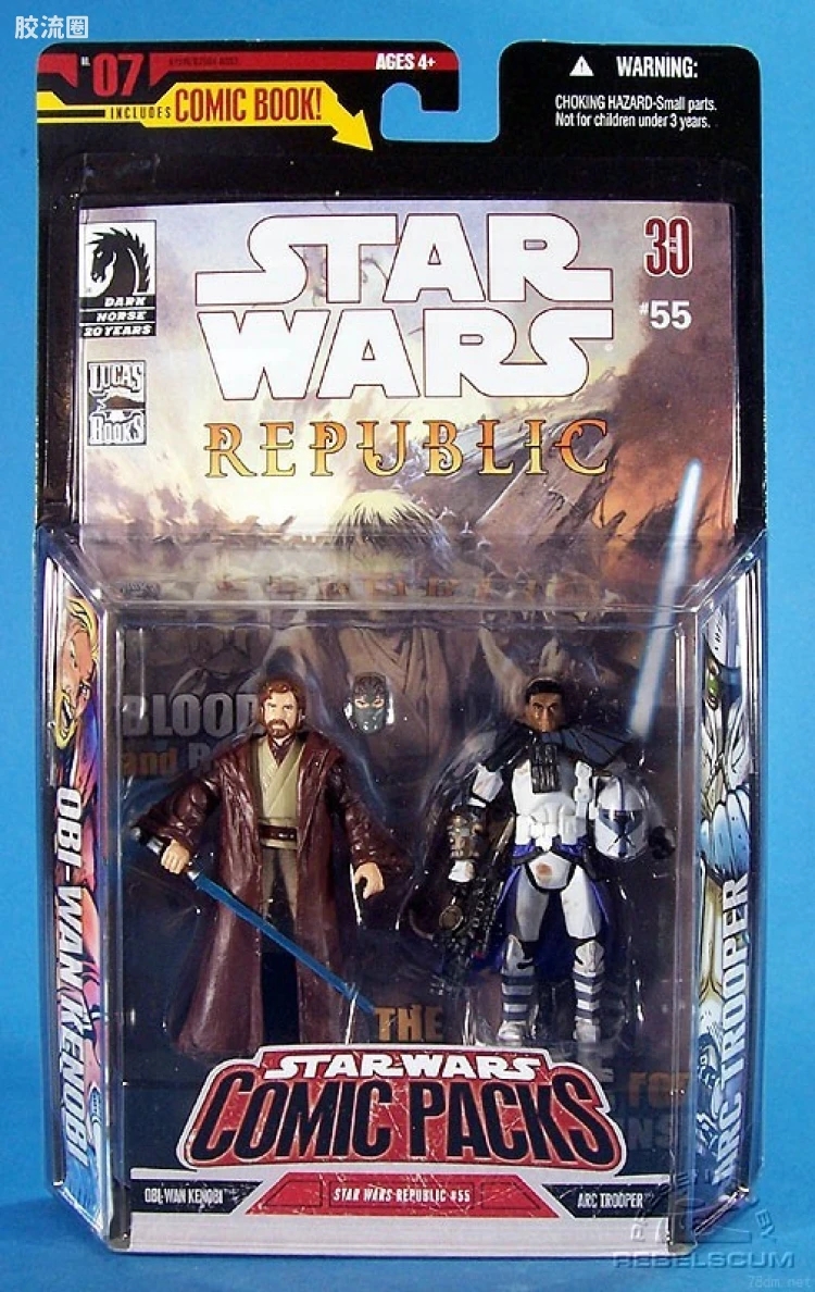 星球大战 30周年收藏 漫画版 07: Obi-Wan Kenobi & ARC Trooper Alpha (Republic)