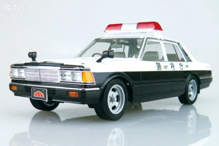青岛社动漫题材拼装模型 1/24 西部警察 09 公爵430 搜查用巡逻车00778