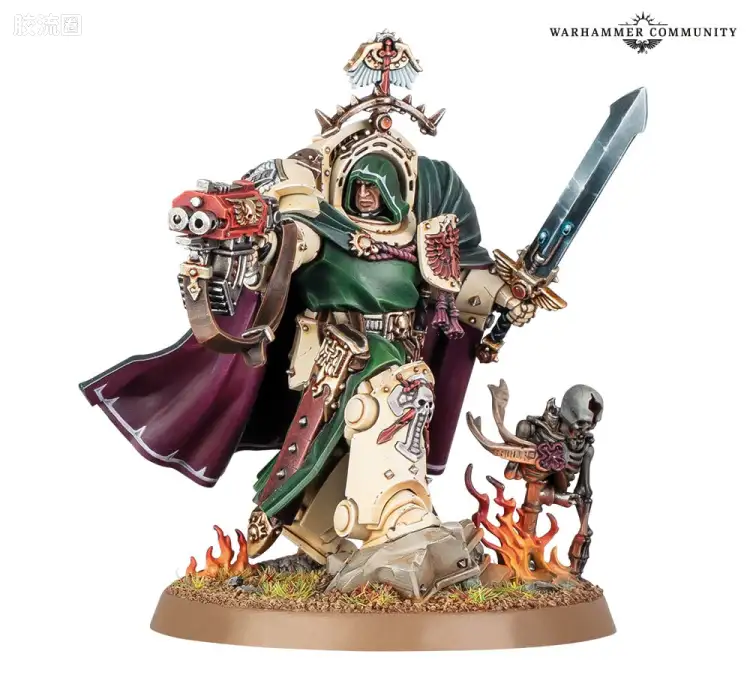 战锤40K Dark Angels 黑暗天使 10版 一连长 死翼大导师 贝利亚