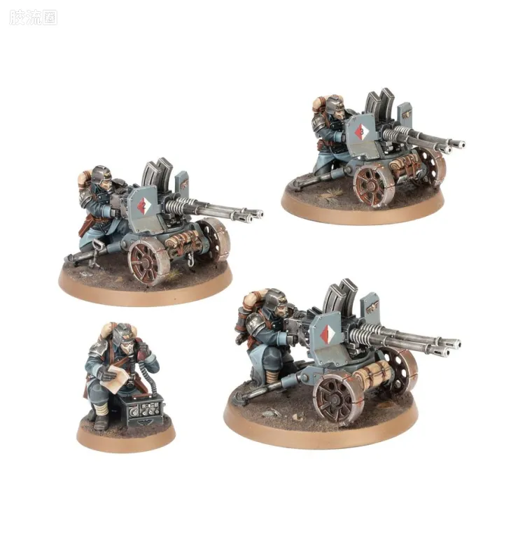 战锤40K Astra Militarum 星界军 10版 克里格 重型武器小组