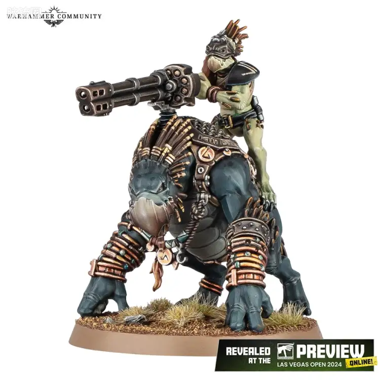 战锤40K T'au Empire 钛帝国 10版 克鲁特兽骑手