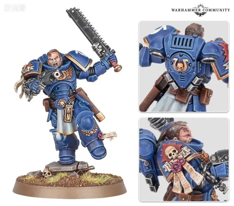 战锤40K Ultramarines 极限战士 10版 副官泰图斯