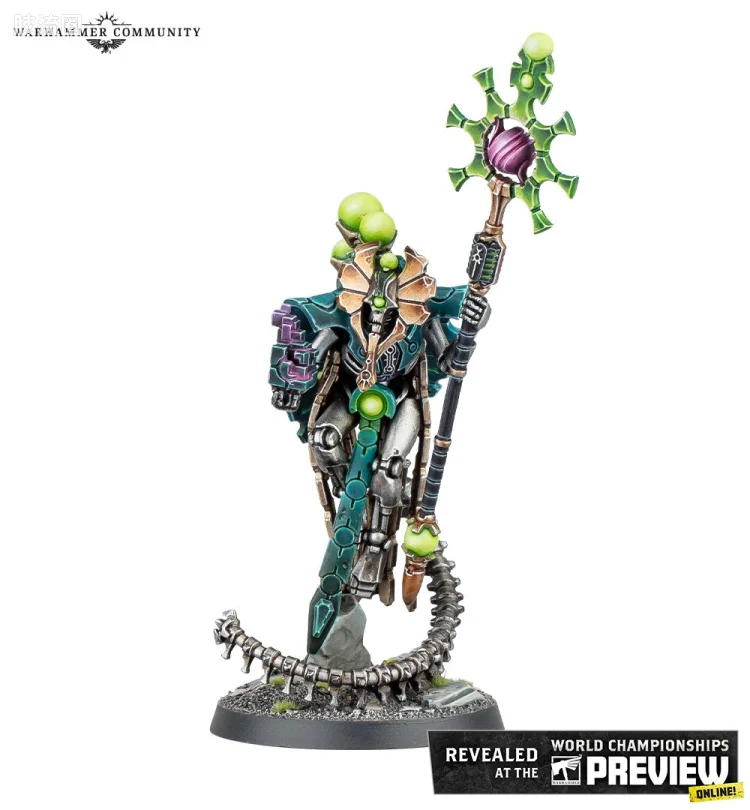 战锤40K Necron 太空死灵 10版 占卜者欧瑞肯