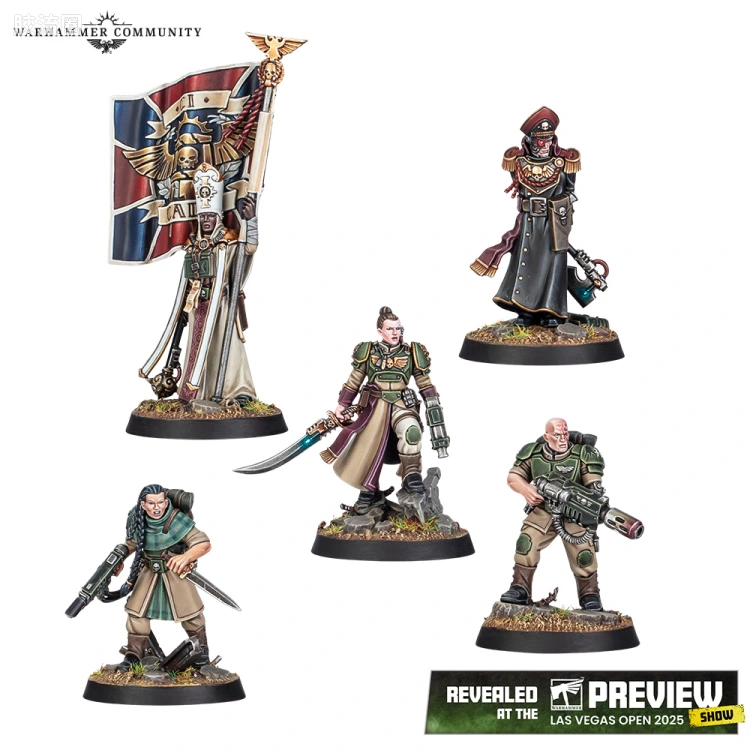 战锤40K Astra Militarum 星界军 10版 卡迪亚 闵卡·莱斯克 地狱之末
