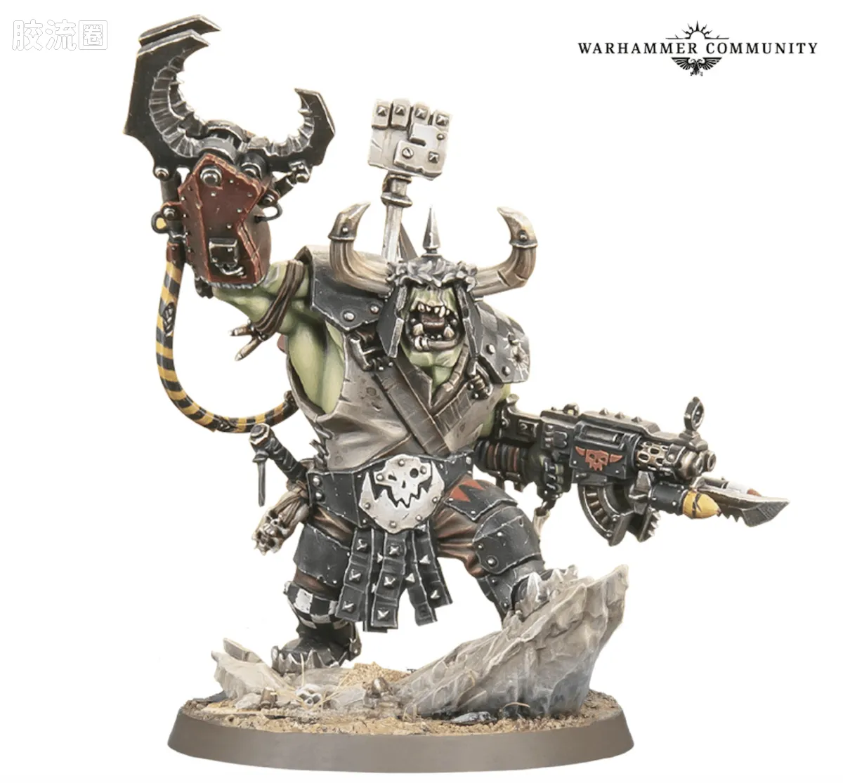 战锤40K Ork 欧克蛮人 10版 战争头目