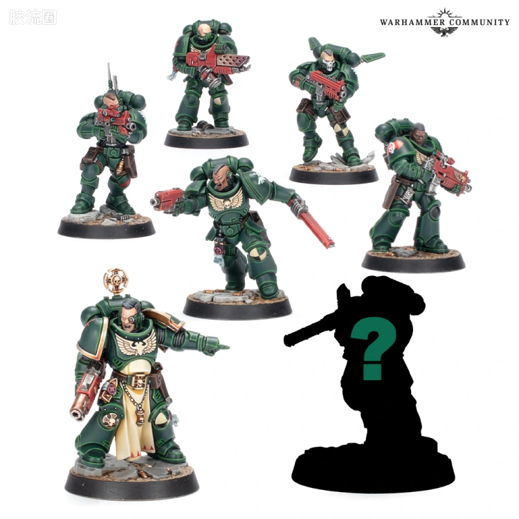 战锤40K Dark Angels 黑暗天使 10版 战锤英雄 第六弹