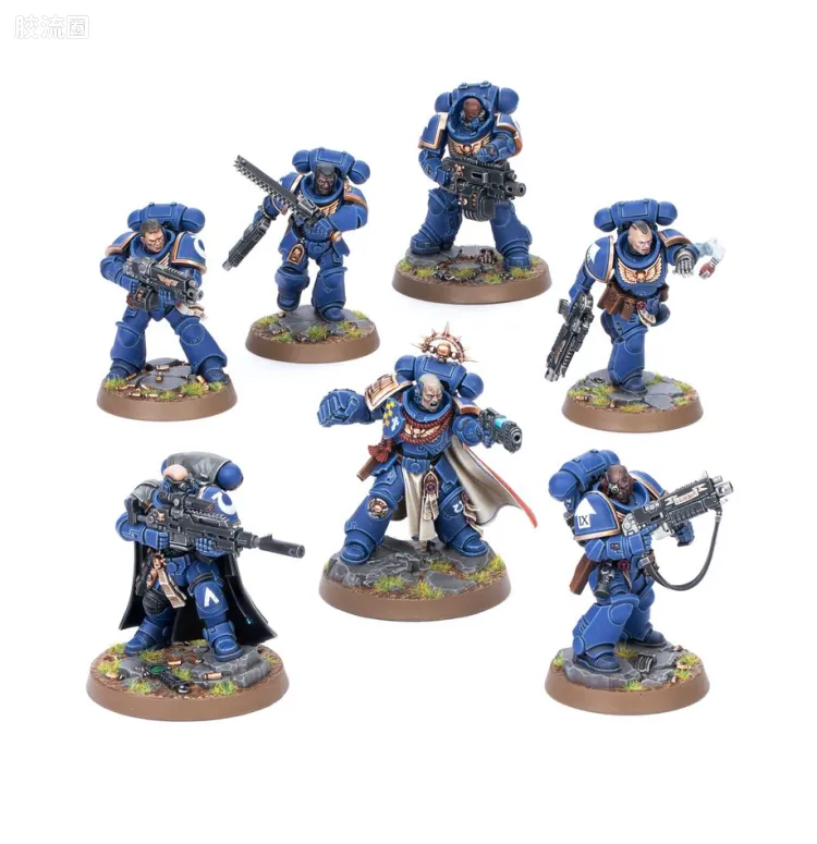 战锤40K Ultramarines 极限战士 10版 战锤英雄 贾斯蒂安突击部队