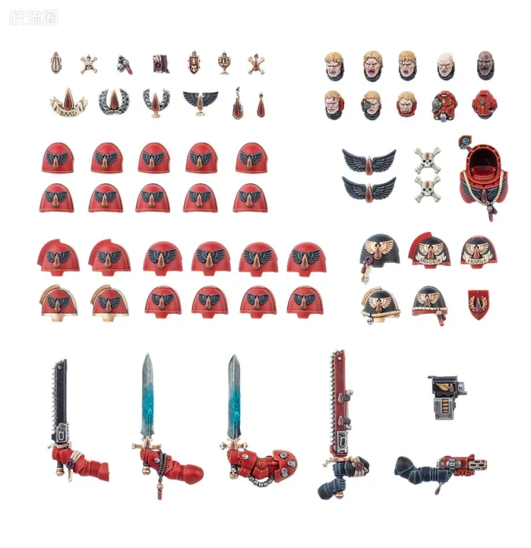 战锤40K Blood Angels 圣血天使 10版 星际战士升级改件