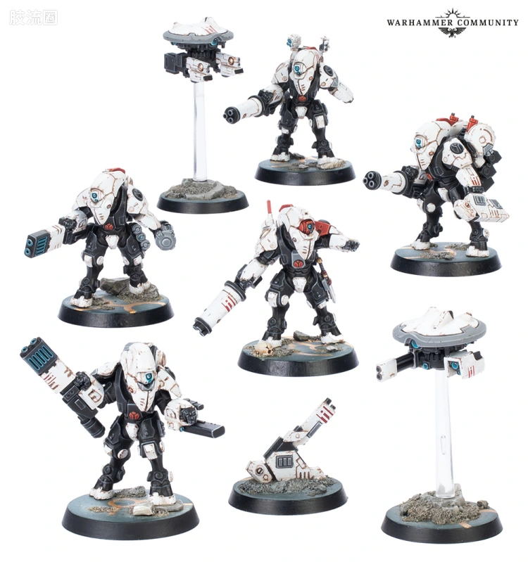 战锤40K T'au Empire 钛帝国 10版 杀戮小队 XV26隐形战斗服