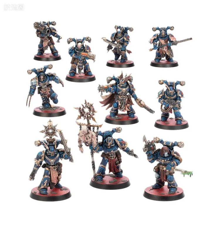 战锤40K Chaos Space Marines 混沌星际战士 10版 杀戮小队 午夜领主 复仇之爪