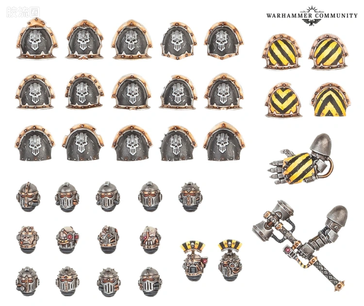 战锤40K Chaos Space Marines 混沌星际战士 10版 钢铁勇士 升级改件