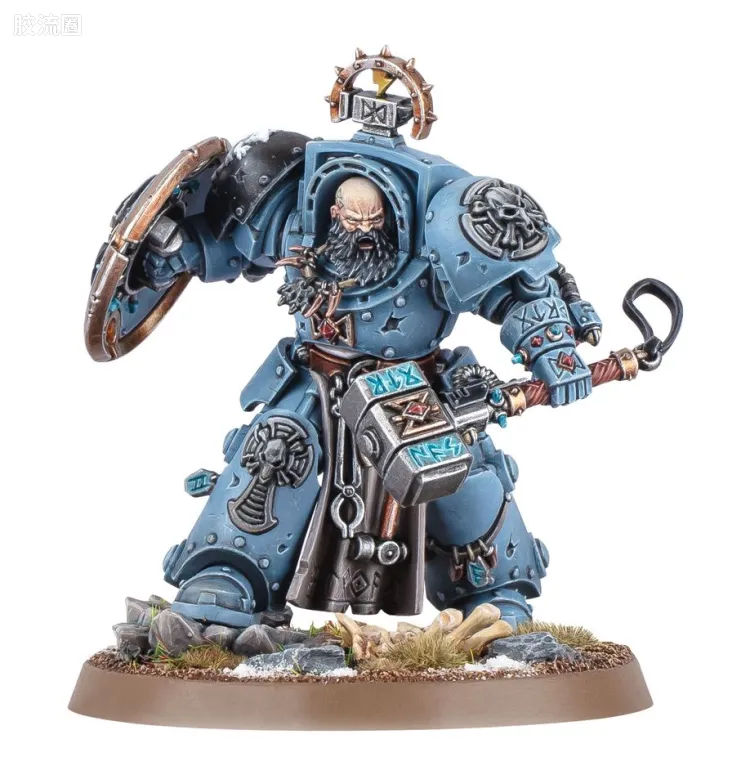战锤40K Space Wolves 太空野狼 10版 阿贾克·石拳