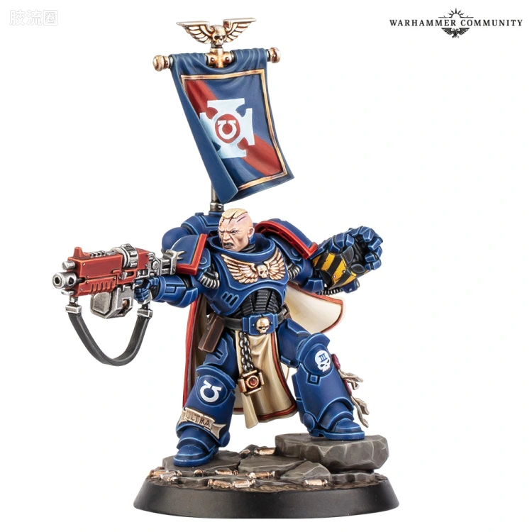战锤40K Ultramarines 极限战士 10版 限定款 连长森托斯