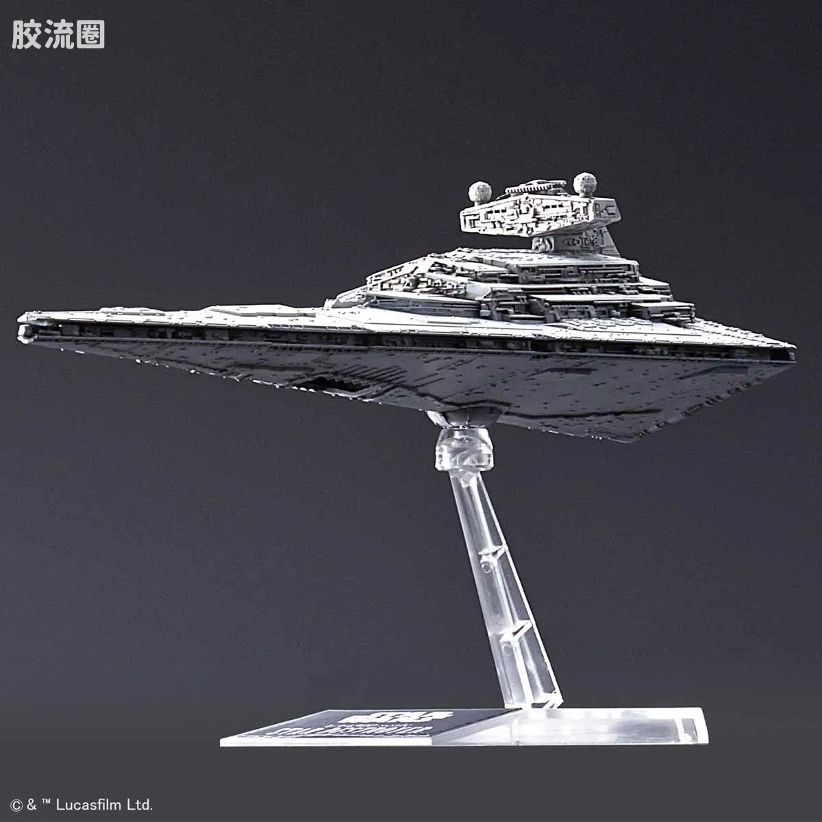 万代 星球大战系列拼装模型 Vehicle Model系列 1/100000 执行者级超级歼星舰&1/14500 帝国级歼星舰 - 图片