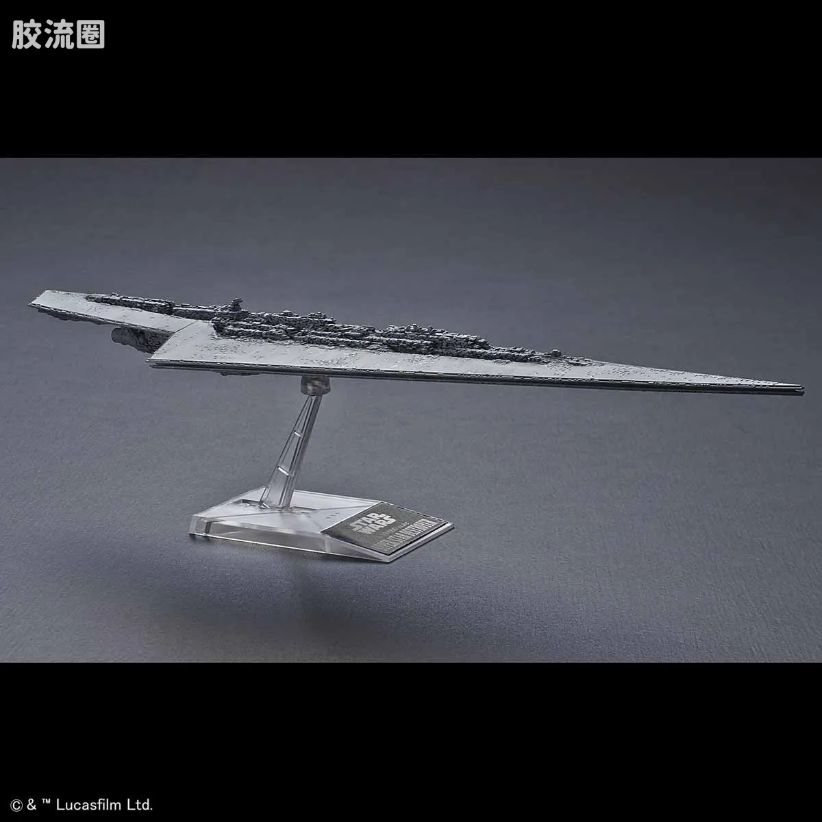 万代 星球大战系列拼装模型 Vehicle Model系列 1/100000 执行者级超级歼星舰&1/14500 帝国级歼星舰 - 图片