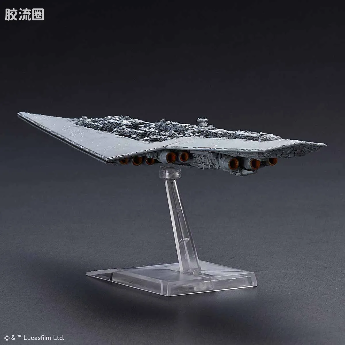 万代 星球大战系列拼装模型 Vehicle Model系列 1/100000 执行者级超级歼星舰&1/14500 帝国级歼星舰 - 图片