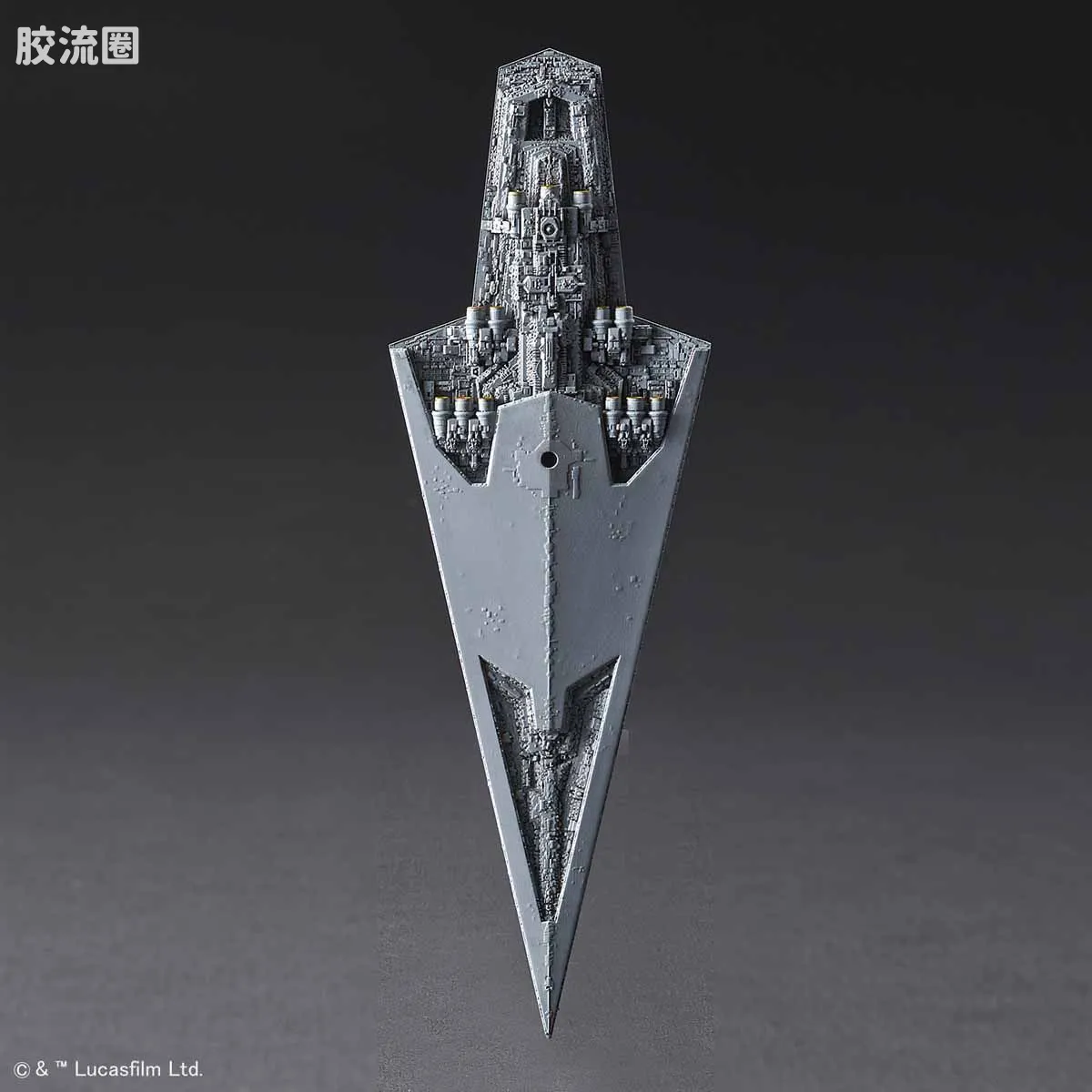 万代 星球大战系列拼装模型 Vehicle Model系列 1/100000 执行者级超级歼星舰&1/14500 帝国级歼星舰 - 图片