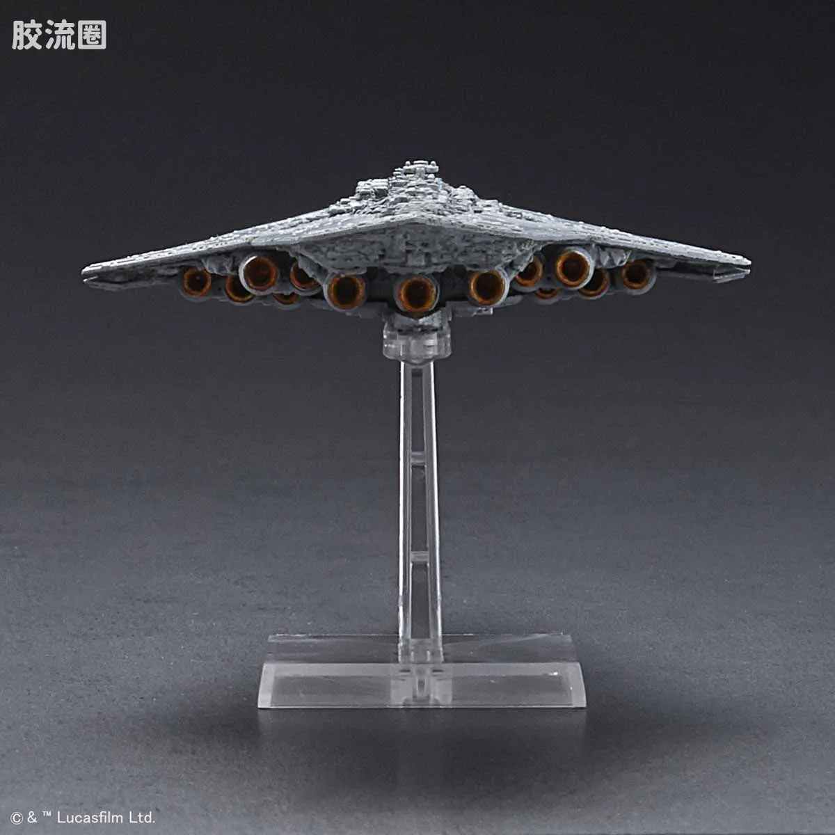 万代 星球大战系列拼装模型 Vehicle Model系列 1/100000 执行者级超级歼星舰&1/14500 帝国级歼星舰 - 图片