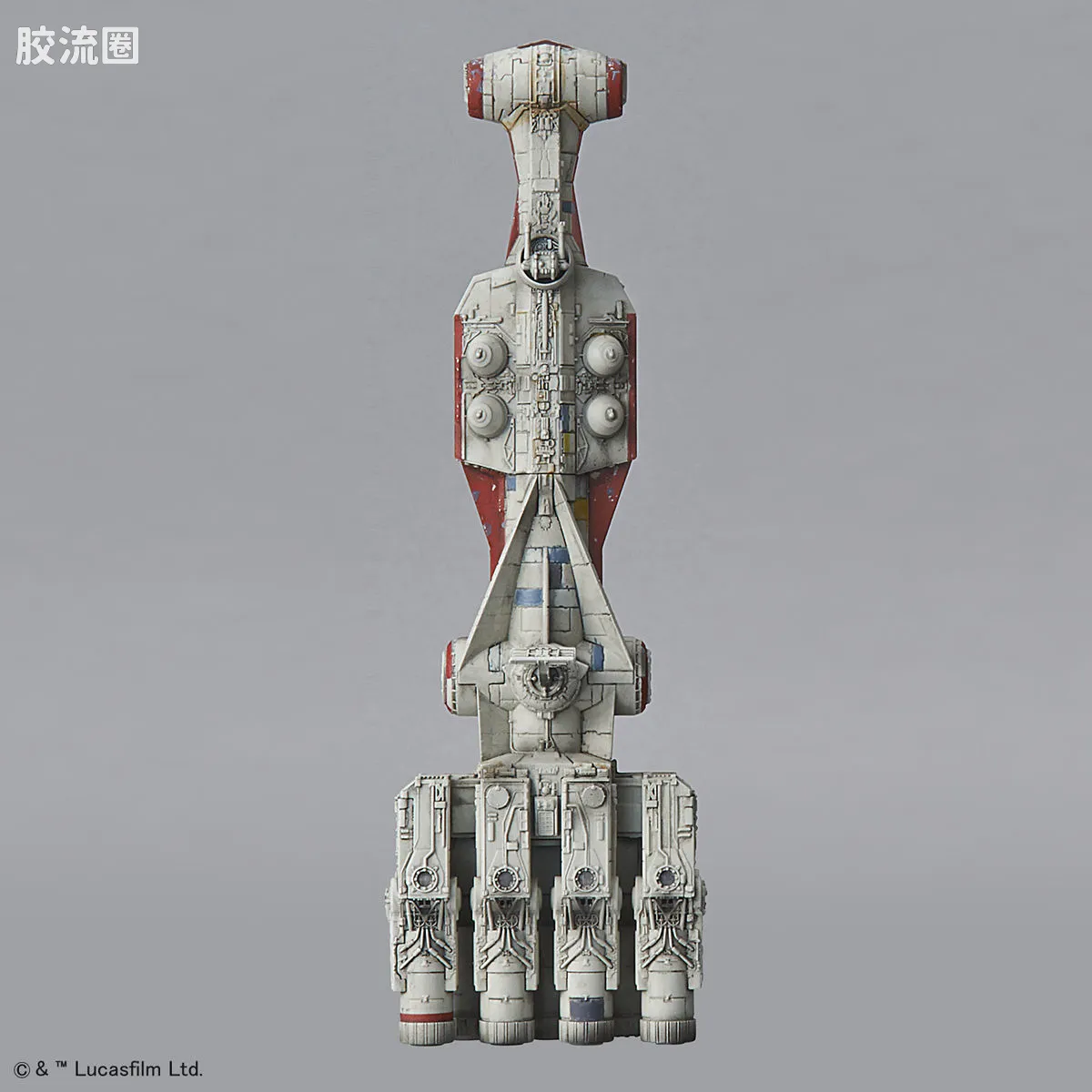 万代 星球大战系列拼装模型 Vehicle Model系列 1/1000 封锁突破舰 &1/350 千年隼 - 图片