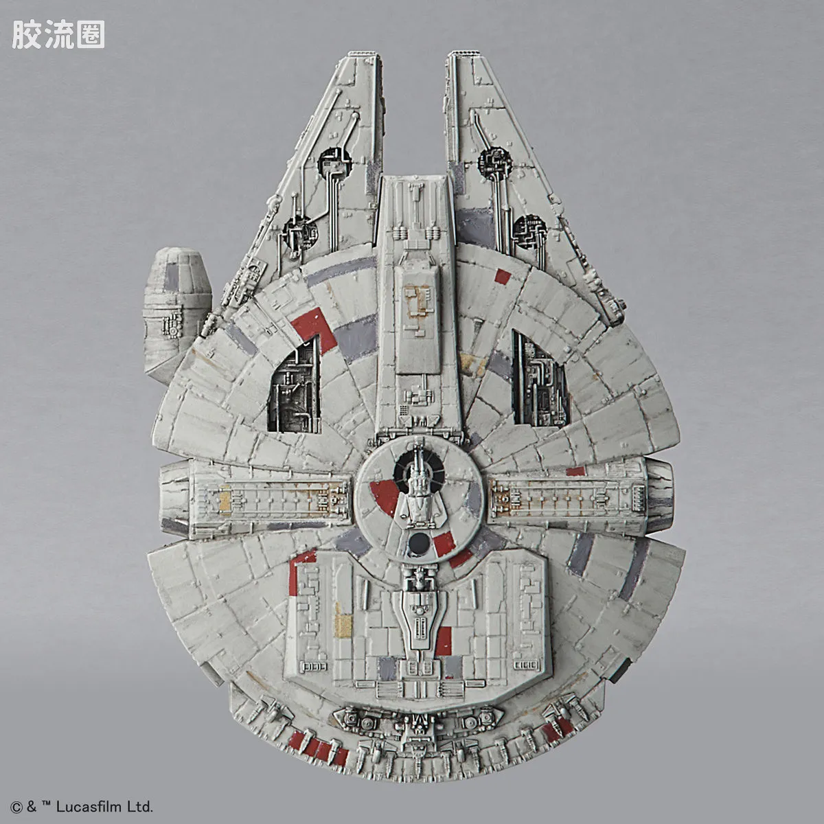 万代 星球大战系列拼装模型 Vehicle Model系列 1/1000 封锁突破舰 &1/350 千年隼 - 图片
