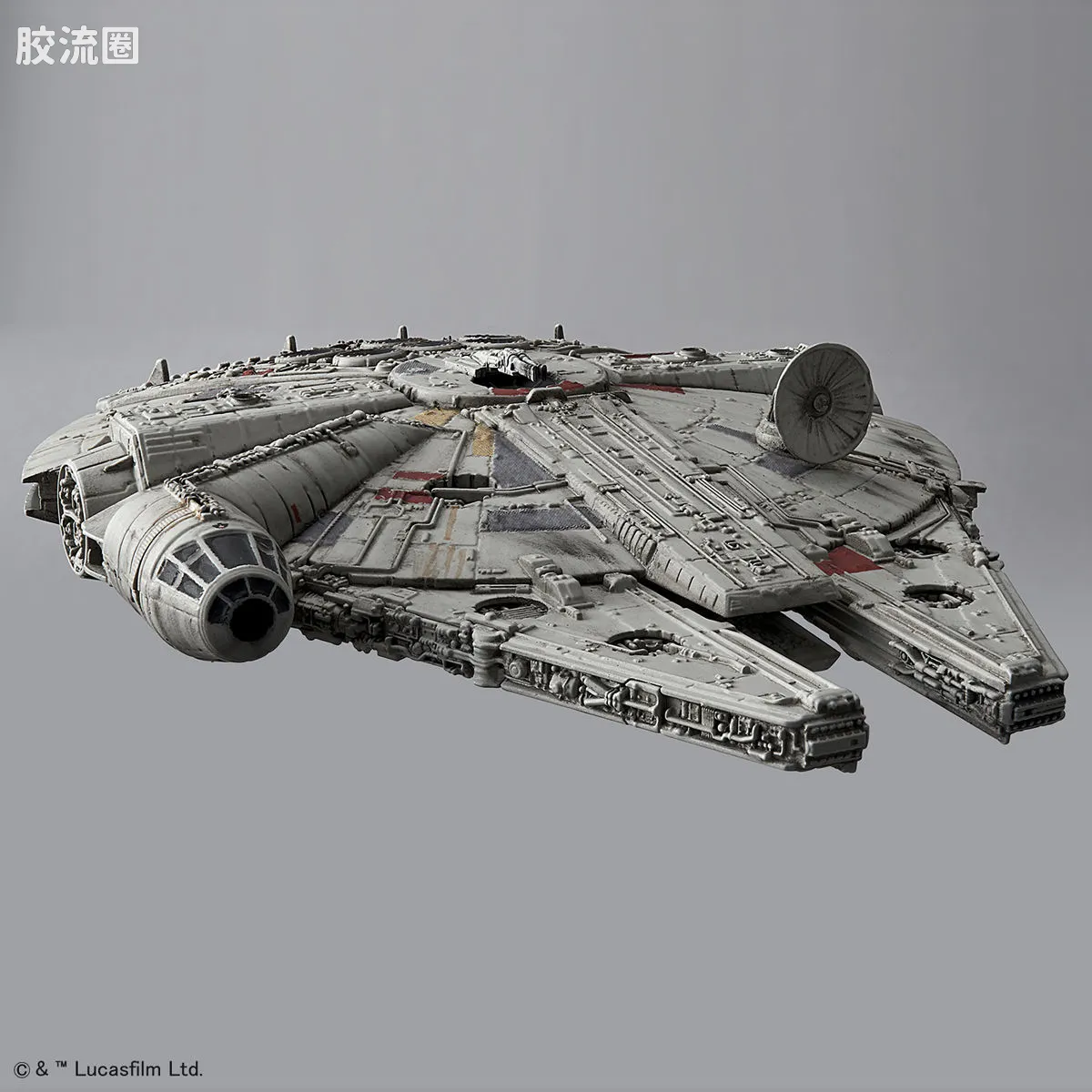 万代 星球大战系列拼装模型 Vehicle Model系列 1/1000 封锁突破舰 &1/350 千年隼 - 图片