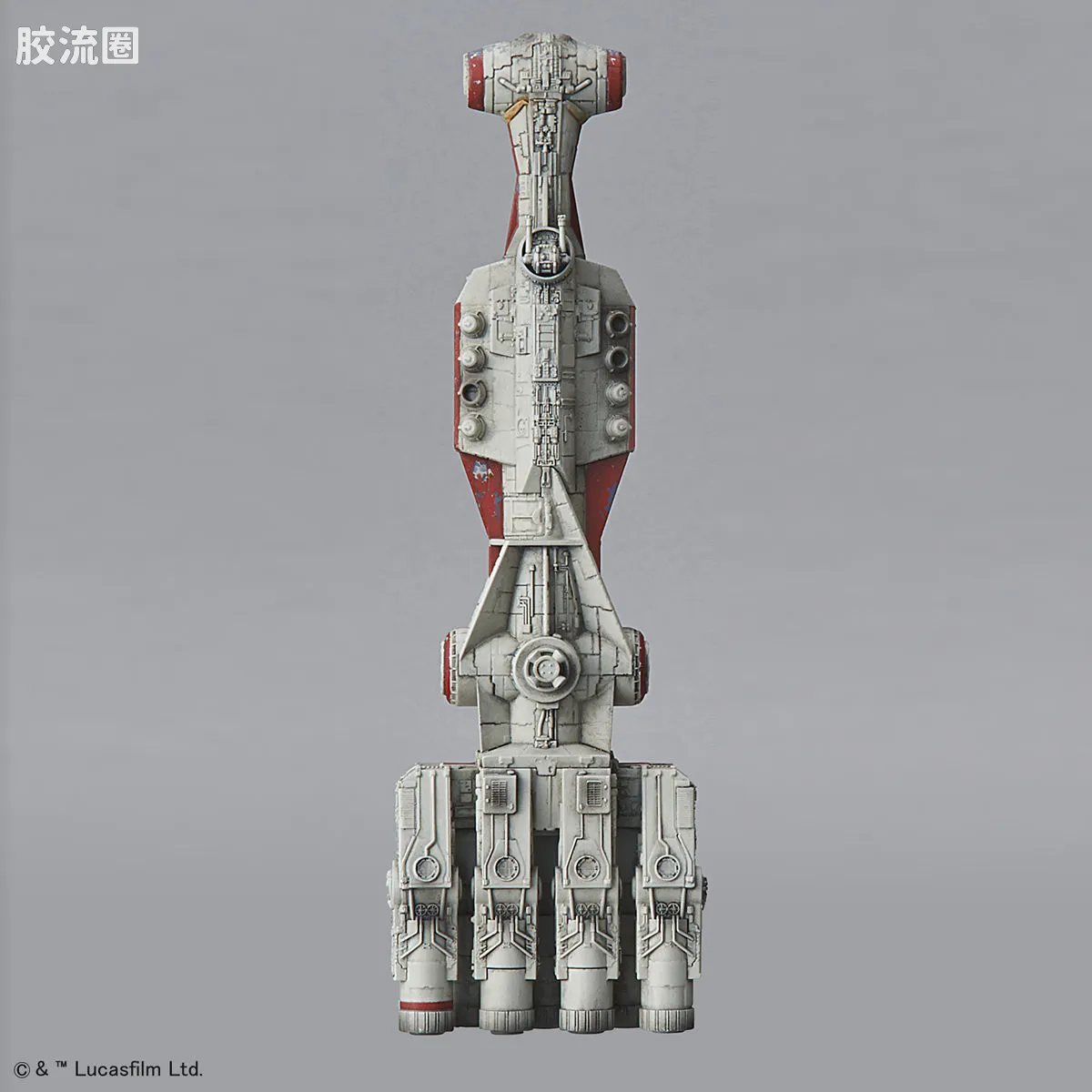 万代 星球大战系列拼装模型 Vehicle Model系列 1/1000 封锁突破舰 &1/350 千年隼 - 图片