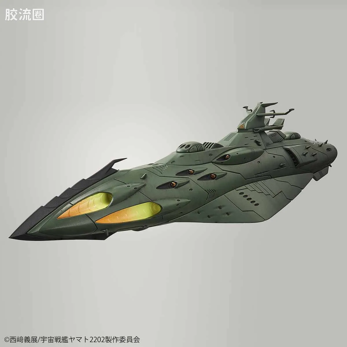 万代综合拼装模型系列 宇宙战舰大和号 1/1000 卡米拉斯战舰套装2202 - 图片