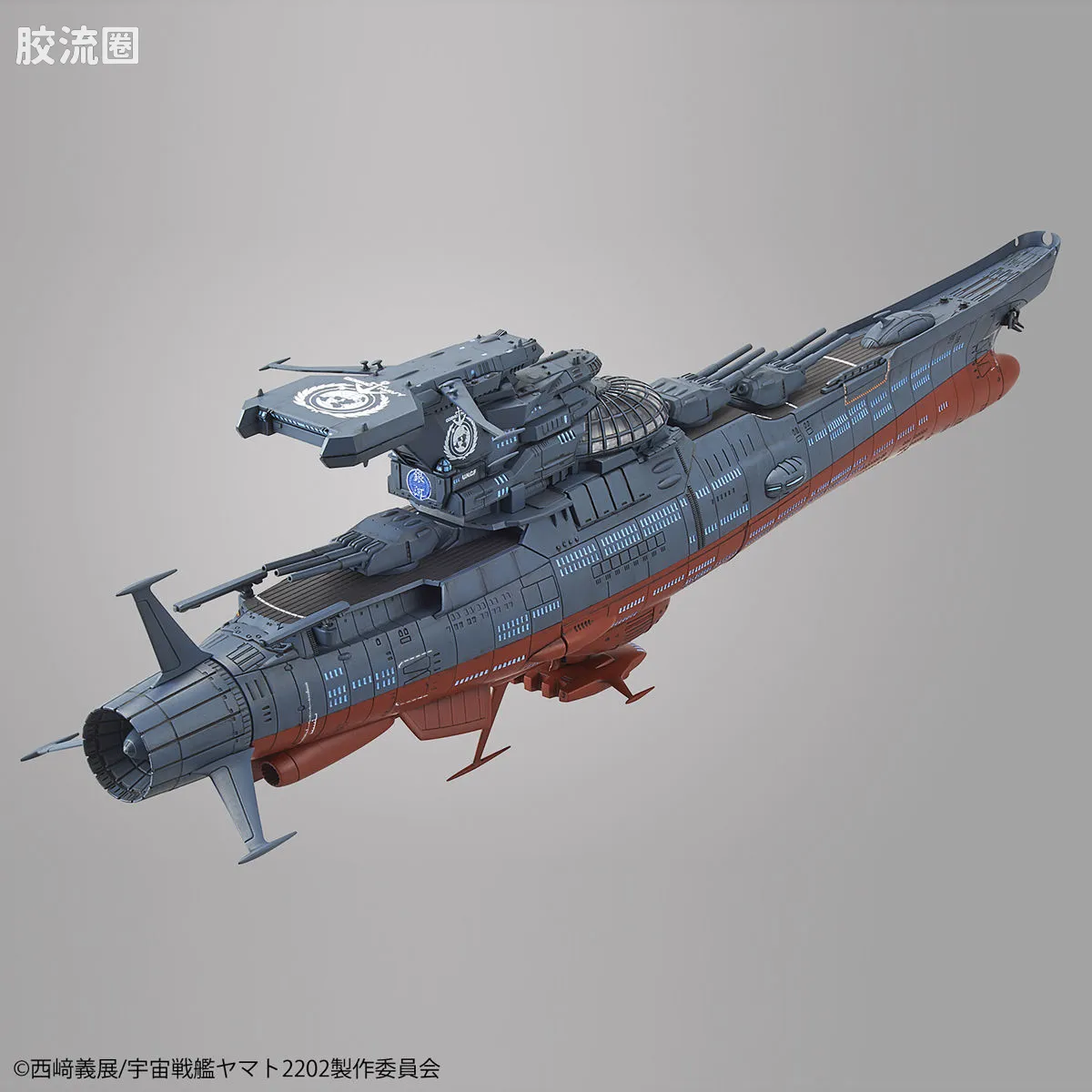 万代综合拼装模型系列 宇宙战舰大和号 1/1000 波动实验舰 银河 - 图片